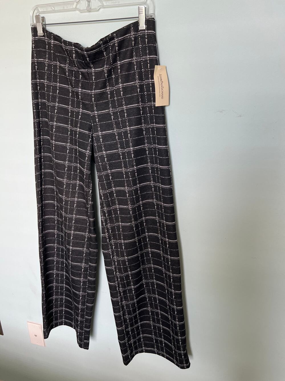 John Paul Richard NWT Women’s Black and White Dress Pants Size M.